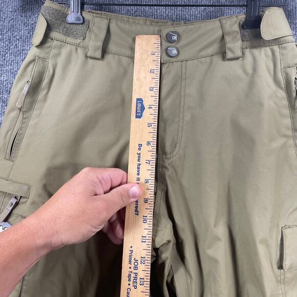 Helly Hansen Helly Tech Waterproof Ski Pants Men's Small Green Performance Cargo - Picture 3 of 14